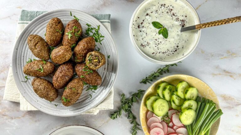 Kibbeh – Traditional Levantine Stuffed Meat & Bulgur Dish