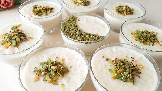 Rice Pudding (Roz b 7alib) – Traditional Middle Eastern Dessert
