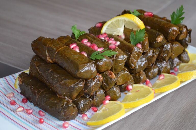 Yalanji (Vegetarian Stuffed Grape Leaves): Authentic Middle Eastern Mezze Recipe